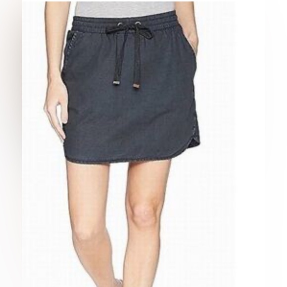 LILLA P Utility Skirt with pockets‎ Small, Charcoal - Picture 1 of 5